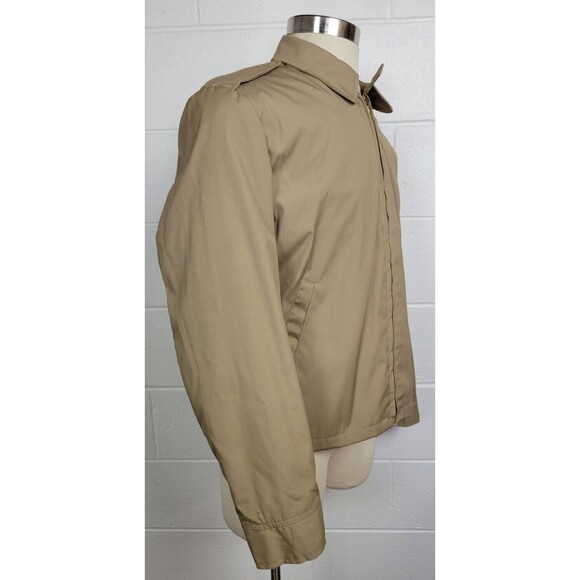 Vintage Creighton Mens Tan Windbreaker Jacket 3729 Sz 42L - Picture 3 of 13
